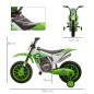Moto Eléctrica para Niños de +3 Años 12V Moto de Juguete Infantil con 2 Ruedas de Equilibrio Velocidad 3-8 km/h Arranque Suave 1