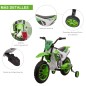 Moto Eléctrica para Niños de +3 Años 12V Moto de Juguete Infantil con 2 Ruedas de Equilibrio Velocidad 3-8 km/h Arranque Suave 1