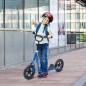 Patinete para Niños de 5-12 Años Scooter de 2 Ruedas Grandes de 12 Pulgadas con Freno y Manillar Ajustable en Altura Carga Máx.