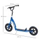 Patinete para Niños de 5-12 Años Scooter de 2 Ruedas Grandes de 12 Pulgadas con Freno y Manillar Ajustable en Altura Carga Máx.