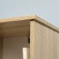 Armario Alto de Baño Mueble Columna de Baño con 1 Puerta Cajón y 3 Estantes Balda Ajustable para Cocina Salón 32,6x30x171,2 cm M