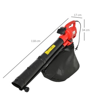 Aspirador Soplador de Hojas