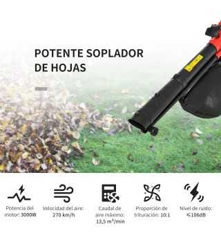 Aspirador Soplador de Hojas
