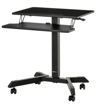 Escritorio de Pie Ajustable y Móvil