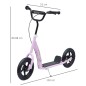 Patinete para Niños de 5-12 Años Scooter de 2 Ruedas Grandes de 12 Pulgadas con Freno y Manillar Ajustable en Altura Carga Máx.
