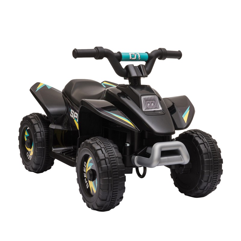 Quad Eléctrico para Niños de 18-36 Meses Vehículo Eléctrico Cuatrimoto a Batería 6V con Avance y Retroceso Carga Máx. 20 kg 72x4