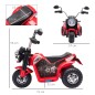 Moto Eléctrica Infantil con 3 Ruedas Moto Eléctrica para Niños de 18-36 Meses Triciclo a Batería 6V con Faro Bocina 72x57x56 cm