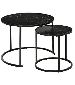 Juego de 2 Mesas Auxiliares