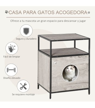 Casa para Gatos de Madera