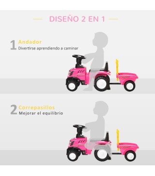 Tractor con Remolque Infantil