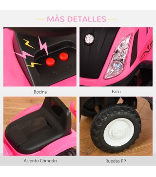 Tractor con Remolque Infantil