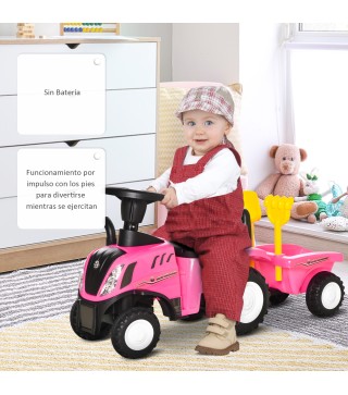 Tractor con Remolque Infantil