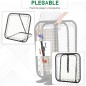 Red de Rebote Plegable Reboteador Ajustable en Ángulo de 5 Niveles para Entrenamiento de Fútbol Tenis Béisbol Deportes 78x84x65-