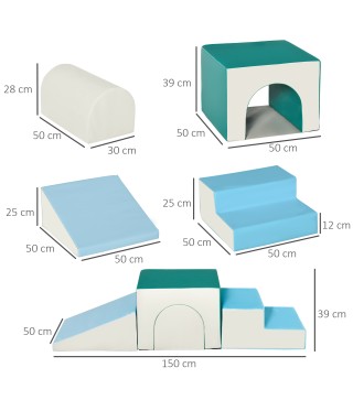 Juego de 4 Bloques de Espuma