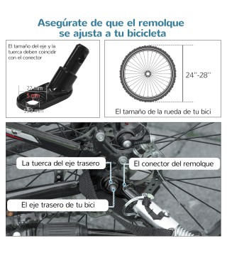 Remolque de Bicicleta Perros