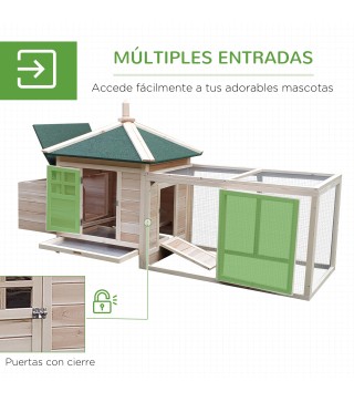 Gallinero de Madera