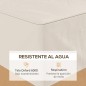 Funda Protectora para Muebles de Jardín 275x208x78 Tela Oxford 600D Impermeable Cubierta para Sofás Mesas Exterior con 4 Ventila