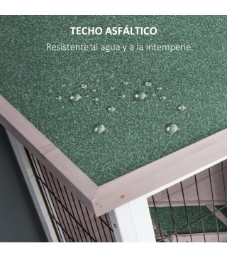 Conejera de Madera Exterior