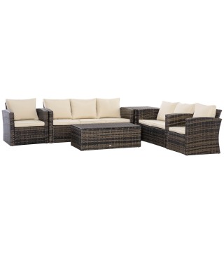 Conjunto de Muebles de Ratán