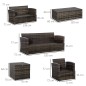 Conjunto de Muebles de Ratán Conjunto de Muebles de Ratán