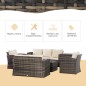 Conjunto de Muebles de Ratán Conjunto de Muebles de Ratán