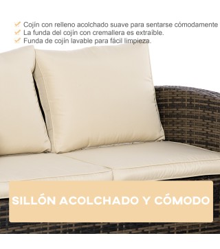 Conjunto de Muebles de Ratán