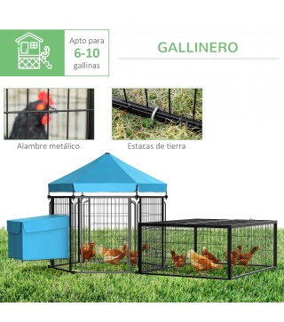 Jaula para Gallinas de Acero