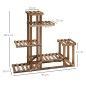 Soporte de Madera para Flores Soporte de Madera para Flores