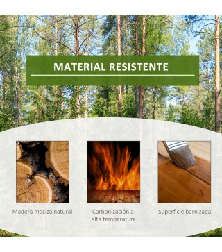 Soporte de Madera para Flores