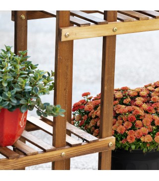 Soporte de Madera para Flores