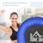 Cama Elástica Fitness Ø81 cm Trampolín de Acero con Borde Protector y 28 Resortes para Ejercicios en Interior y Exterior Carga 1