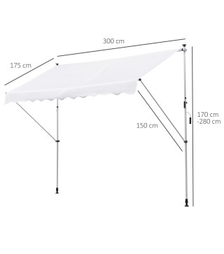 Toldo Manual Retráctil