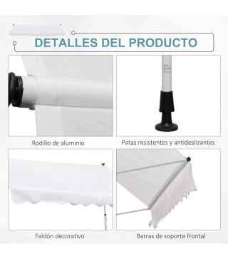 Toldo Manual Retráctil