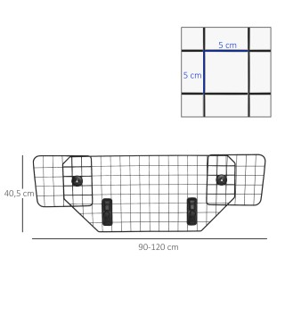 Rejilla de Seguridad de Coche para Perros
