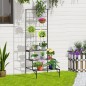 Soporte Plantas con Enrejado de Metal Soporte Plantas con Enrejado de Metal