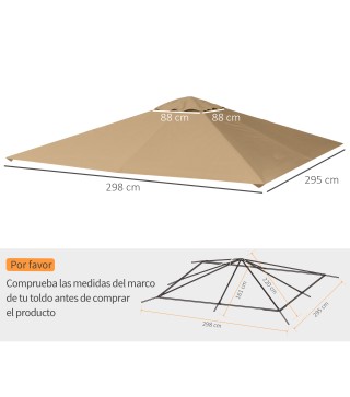 Techo de Repuesto para Cenador