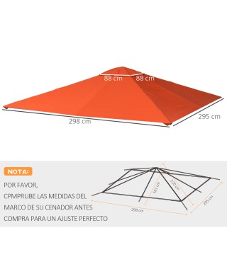 Techo de Repuesto para Cenador