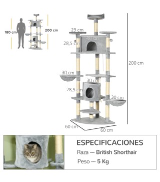 Árbol Rascador para Gatos