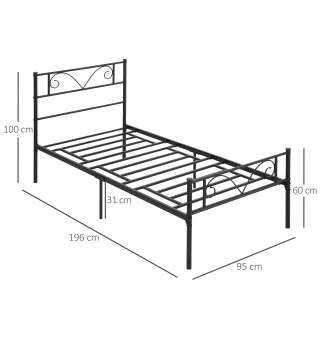 Marco de Cama Individual