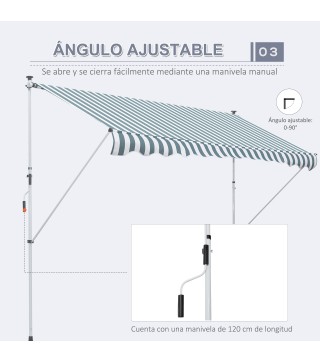 Toldo Manual Retráctil