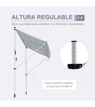 Toldo Manual Retráctil