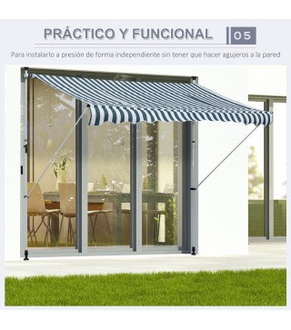 Toldo Manual Retráctil