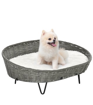 Cama para Perros de Mimbre