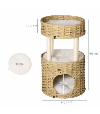Árbol para Gatos de Ratán