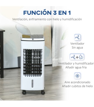 Enfriador de Aire con Ruedas