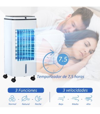 Enfriador de Aire con Ruedas
