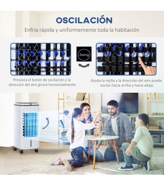 Enfriador de Aire con Ruedas