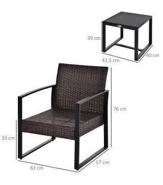 Conjunto de Muebles de Jardín