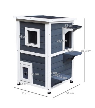 Caseta para Gatos Exterior