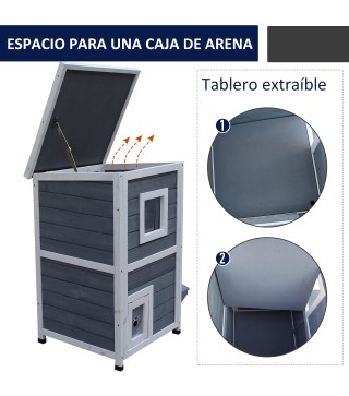 Caseta para Gatos Exterior